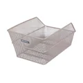 PANIER ARRIERE ACIER NID ABEILLE BASIL CENTO BEIGE (45x31x21cm)