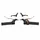 KIT POIGNEE/LEVIER CYCLO TARGA MINI METAL/PLASTIQUE NOIR/CHROME -SELECTION P2R