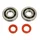 BEARING FOR CRANKSHAFT+SEALS FOR SCOOT P2R FOR PIAGGIO 50 ZIP 2T, TYPHOON, NRG/GILERA 50 STALKER, RUNNER (KIT SC04A47CS TPI POLYAMID/RED RACING SEAL)