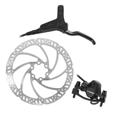 FREIN A DISQUE VTT HYDRAULIQUE TEKTRO M275 NOIR AVANT POST MOUNT AVEC DISQUE 160mm ET ADAPTATEUR (KIT)