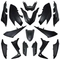 FAIRINGS/BODY PARTS FOR MAXISCOOTER YAMAHA 530 TMAX 2017>2019 MATT BLACK (17 PARTS KIT)