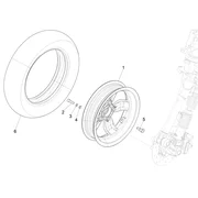 Roue avant