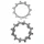 CASSETTE SPROCKET 11 Speed MICHE FOR  CAMPAGNOLO 11T. First WITH 2ND POSITION 12T