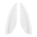 PROTECTION D'ANGLE ARRIERE POUR TROTTINETTE COMPATIBLE XIAOMI M365, ESSENTIAL, 1S, PRO, PRO 2 BLANC  -SELECTION P2R-