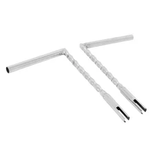 GUIDON CYCLO TORSADE ADAPTABLE PEUGEOT 103 MVL, VOGUE CHROME HAUTEUR 220 mm  -SELECTION P2R-