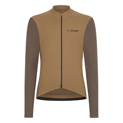 MAILLOT GIST HIVER ZERO TERRE MARRON M MANCHES LONGUES -5602