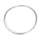FUEL TANK COVER RAIL FOR MOPED - PLASTIC CHROME - H.10 mm  (5M)