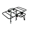 PORTE BAGAGE VELO AVANT PLATEFORME P2R PLIABLE SUR LES COTES (SANS OUTIL) ALU NOIR MAT 29''/26" (POIDS MAXI 10KGS) -FIXATION SUR TASSEAU V-BRAKE