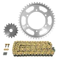KIT CHAINE ADAPTABLE SUZUKI 1000 GSX-S 2015>2024, GSX-S F 2015>2018, GSX-S KATANA 2020>2024  525  17x44  (DIAM COURONNE 110/130/10.5)  (DEMULTIPLICATION ORIGINE)  -AFAM-
