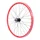 WHEEL FOR ROAD BIKE / FIXIE / TRACK P2R 30mm RED - REAR - 2 SIDES THREADED HUBPIGNON +16T. SPROCKET