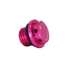 BOUCHON D'HUILE 50 A BOITE KRM PRO RIDE POUR MINARELLI 50 AM6/BETA 50 RR/RIEJU 50 MRT/SHERCO 50 SM-R, SE-R ALU CNC ROSE
