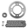 KIT CHAINE ADAPTABLE 125 CBF 2009>2016, 125 CBF M 2009>2016  428  16x42  (DEMULTIPLICATION ORIGINE)  -SUPERSPROX-