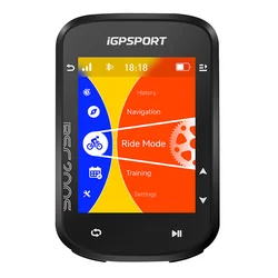 GPS / COMPTEUR iGPSPORT BSC200S COULEUR AVEC VITESSE, ALTIMETRE, TEMPERATURE COMPATIBLE STRAVA - Options : CAPTEUR CADENCE, VITESSE ET CARDIO