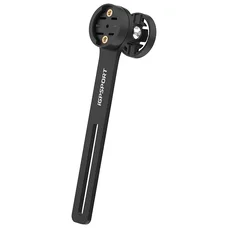 SUPPORT COMPTEUR ET ECLAIRAGE AVANT IGPSPORT M82S FIXATION SOUS CINTRE/POTENCE INTEGRE ROUTE pour COMPTEUR IGPS 800/630S/620 /520 /320 ECLAIRAGE IGPS VS1800/VS1200/VS800S/VS800/VS500 COMPATIBLE GARMIN