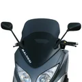 PARE-BRISE/SAUTE VENT MAXISCOOTER POUR YAMAHA 500 TMAX 2008>2011 FUME FONCE (H 688 mm - L 460 mm)  -MALOSSI-