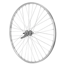 WHEEL FOR URBAN BIKE- REAR 700X35B ALUMINIUM TORPEDO - STEEL HUB - BACK PEDAL BRAKE - SINGLE SPEED (COASTER BRAKE)