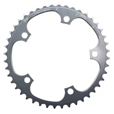 PLATEAU ROUTE 5BRA D.130 MICHE 44DTS INTERIEUR TYPE SHIMANO ARGENT 9/10V.