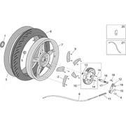 Roue posterieure - F.T.
