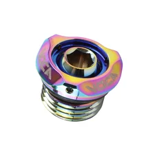 BOUCHON D'HUILE 50 A BOITE VOCA EVO V2 POUR DERBI 50 SENDA, GPR (MOTEUR EURO 2, 3, 4) ALU CNC NEO-CHROME