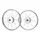 JANTE/ROUE CYCLO 17" 1,4x17 A RAYON POUR PEUGEOT 103 VOGUE AVANT/ARRIERE 36 TROUS (PAIRE)  -SELECTION P2R-