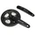 PEDALIER VTT P2R 7/8V. ALU NOIR BLACK-X 170mm 42-34-24 (BOITIER 113mm) AVEC PARE CHAINE