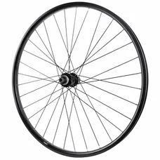 ROUE VTC / VAE 700 x 23C VELOX DOUBLE PAROI ARRIERE CASSETTE 11/10/9V MOYEU SHIMANO TC 500 CENTER LOCK TUBELESS READY AXE TRAVERSANT 12/142 NOIR -MAX LOAD 180kgs
