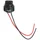 BULB HOLDER 12V W2.5x16D WITH WIRE  -FLOSSER-