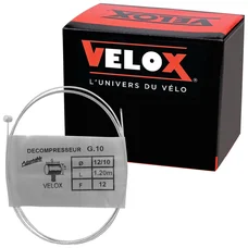 CABLE FOR THROTTLE - FOR MOPED - VELOX G.10 FOR PEUGEOT  head 5x7mm  Ø 12/10  Lg 1,20M  (12 wires)  (IN BOX PER 25)