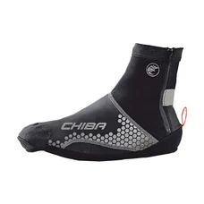 CYCLING SHOE COVER- FOR WINTER MTB - CHIBA WATERPROOF - BLACK - EURO 41-42 (ZIP + VELCRO) (PAIR)