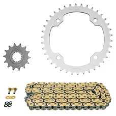 KIT CHAINE ADAPTABLE YAMAHA 700 YFM R RAPTOR 2005>2020  520  14x38  (DIAM COURONNE 125/145/10.5)  (DEMULTIPLICATION ORIGINE)  -AFAM-