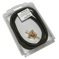 FUEL HOSE KIT 5x8  BLACK + CONIC FUEL FILTER Ø 6 (1M) (MADE IN FRANCE)