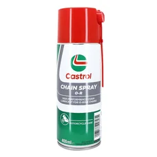 GREASE FOR CHAIN - CASTROL CHAIN SPRAY O-R  (SPRAY 400 ml)  O.RING + X.RING