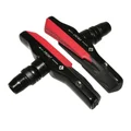 BRAKE PADS FOR MTB- THREADED STUD ASSYMETRIC- NEWTON 72mm "CARTRIDGE"  BLACK (1 PAIR)