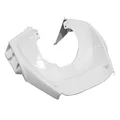CARENAGE/DESSOUS TABLIER AV SCOOT ADAPTABLE MBK 50 STUNT/YAMAHA 50 SLIDER BLANC BRILLANT (PARE BOUE)  -P2R-