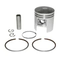 PISTON FOR SCOOT SUZUKI 50 KATANA AIR, ADRESS/MORINI (Ø 41mm - PIN Ø10 - 2 RINGS 1,5mm)  -P2R QUALITE PREMIUM-