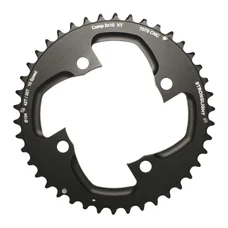 PLATEAU VTT 4BRA D.104 POUR SHIMANO XT M785 STRONGLIGHT DOUBLE 42DTS EXTERIEUR NOIR (POUR INTERIEUR 30DTS) NON FILETE - EPAISSEUR 5mm 10V.