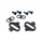 CALE PEDALE P2R TYPE SHIMANO SPD (PAIRE)