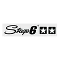AUTOCOLLANT/STICKER STAGE 6 NOIR (150 x 30 mm)