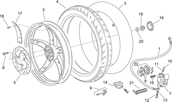 Roue Posterieure - F.D.