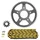 CHAIN AND SPROCKET KIT FOR RIEJU 50 MRT 2011>, SMX POWER UP 2007>2008, SPIKE 2007>2009  420  11x52 (BORE Ø 62mm) (5 DRILL HOLES-MONOBLOC WHEELS) (OEM SPECIFICATION)  -AFAM-