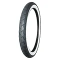 TYRE FOR MOPED 17''  2.25-17 (2 1/4-17) MITAS -WHITE SIDEWALL- MC11 TT 39J REINF