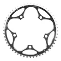 PLATEAU ROUTE 5BRA D.130 STRONGLIGHT 52DTS EXTERIEUR NOIR ALU 7075 TYPE SHIMANO  11/10V.