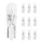 LIGHT BULB 12V  2W STANDART W2W FOOT W2x4,6D WEDGE CLEAR (DASHBOARD LIGHT) (SOLD PER 10) (FOR SCOOTER PEUGEOT)  -SELECTION P2R