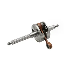 EMBIELLAGE/VILEBREQUIN SCOOT ADAPTABLE PIAGGIO 50 ZIP 2T, TYPHOON, NRG, LIBERTY/GILERA 50 STALKER, RUNNER, DNA, ICE (AVEC ROULEMENTS + JOINTS)  -TOP PERF TYPE ORIGINE-