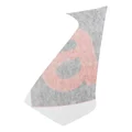 AUTOCOLLANT/STICKER/DECOR CARENAGE AVANT DROIT (A)INFERIEUR  ORIGINE APRILIA 50 SR H2O 2018> ROUGE FLUO -2H002446-