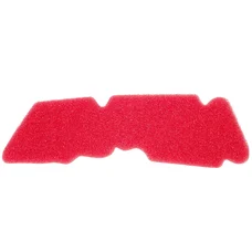 AIR FILTER FOAM FOR SCOOT PIAGGIO 50 ZIP 2STROKE 2000>, NRG 2001>, TYPHOON 2001>, LIBERTY, FLY, LX 2STROKE/GILERA 50 STALKER 2005, RUNNER 2002> (RED) DUAL DENSITY  -SELECTION P2R-