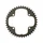 CHAINRING FOR ROAD BIKE- 42T.  4 ARMS "INNER" TYPE CAMPAGNOLO SUPER RECORD/RECORD/CHORUS Ø112 BLACK CT2 STRONGLIGHT 11Speed