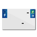 BANDE PLAQUE MOTO 210x130 POUR PVC VIERGE DEP. 19/EURO (VENDU A L'UNITE)