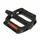 FLAT PEDAL FOR BMX- NEWTON -RESIN-BLACK 1/2" ON BEARINGS (PAIR ON CARD)