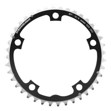 PLATEAU ROUTE 5BRA D.130 STRONGLIGHT 40DTS TRIPLE MILIEU NOIR ALU 7075 TYPE SHIMANO 9/10V.
